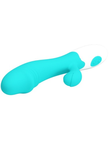 PRETTY LOVE - SNAPPY G-SPOT VIBRATOR AQUA GREEN