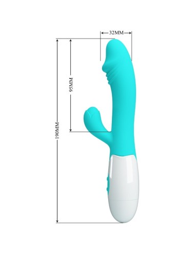 PRETTY LOVE - SNAPPY G-SPOT VIBRATOR AQUA GREEN