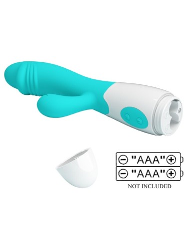 PRETTY LOVE - SNAPPY G-SPOT VIBRATOR AQUA GREEN