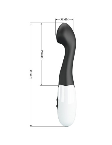PRETTY LOVE - CHARLES G-SPOT VIBRATOR 30 MODES BLACK