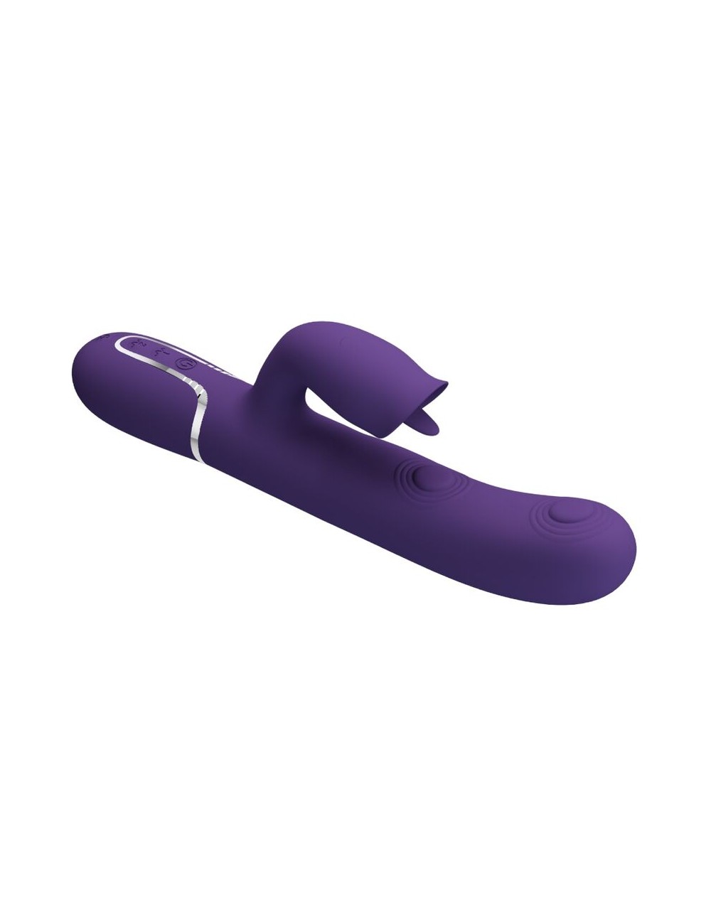 PRETTY LOVE - RABBIT VIBRATOR WITH LICKING PURPLE PRETTY LOVE - RABBIT VIBRATOR WITH LICKING PURPLE