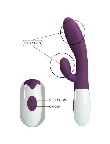 PRETTY LOVE - ALVIS RABBIT VIBRATOR & PURPLE G-SPOT