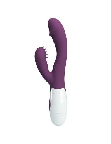PRETTY LOVE - ANDRE RABBIT VIBRATOR & G-POINT STIMULATOR PURPLE