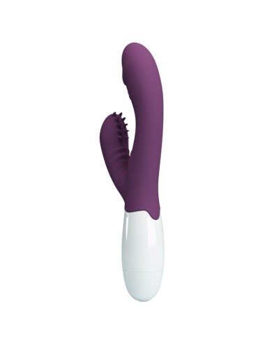 PRETTY LOVE - ANDRE RABBIT VIBRATOR & G-POINT STIMULATOR PURPLE