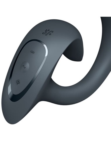 SATISFYER - G FOR GODDESS 1 RABBIT VIBRATOR DARK GRAY