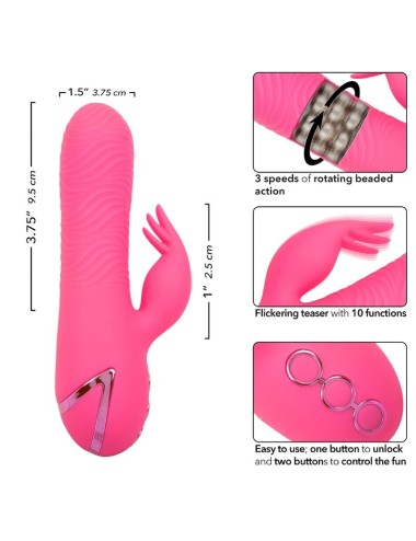 CALEXOTICS - SACRAMENTO SWEETIE VIBRATOR RABBIT PINK BY CALIFORNIA DREAMING