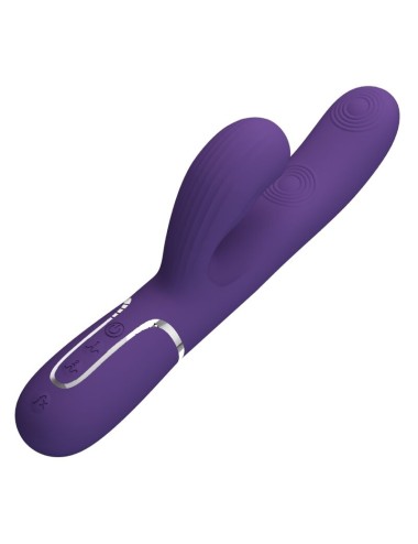 PRETTY LOVE - PERLITA G-SPOT VIBRATOR 3 IN 1 MULTIFUNCTION PURPLE