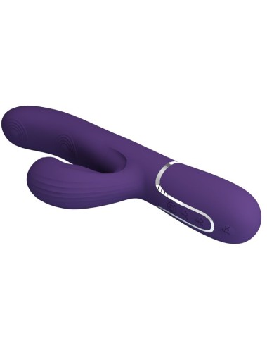 PRETTY LOVE - PERLITA G-SPOT VIBRATOR 3 IN 1 MULTIFUNCTION PURPLE