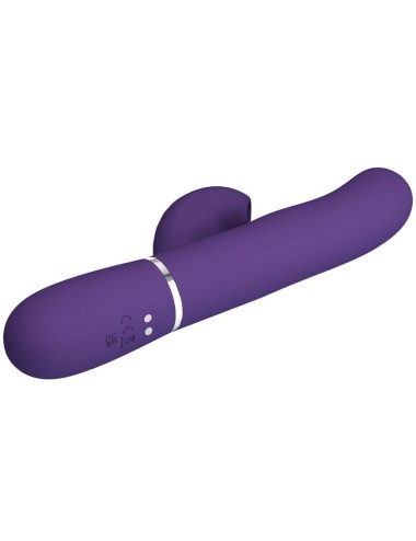 PRETTY LOVE - PERLITA G-SPOT VIBRATOR 3 IN 1 MULTIFUNCTION PURPLE