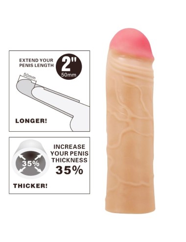 PRETTY LOVE - CHANE PENIS EXTENDER COVER FLESH