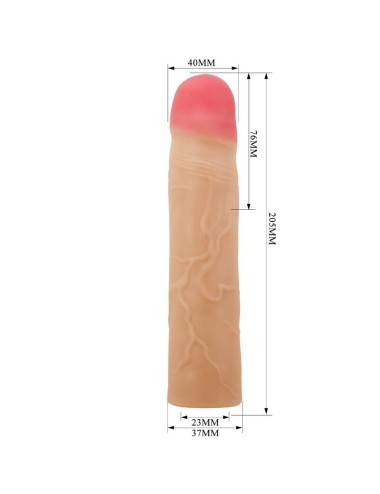 PRETTY LOVE - KYLIAN PENIS EXTENDER COVER FLESH
