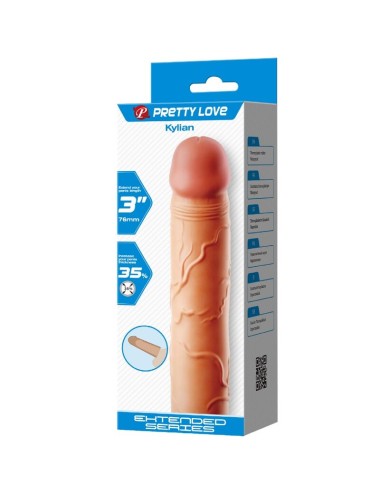 PRETTY LOVE - KYLIAN PENIS EXTENDER COVER FLESH