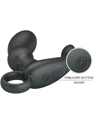 PRETTY LOVE - CAYLA ANAL VIBRATOR MASSAGER BLACK