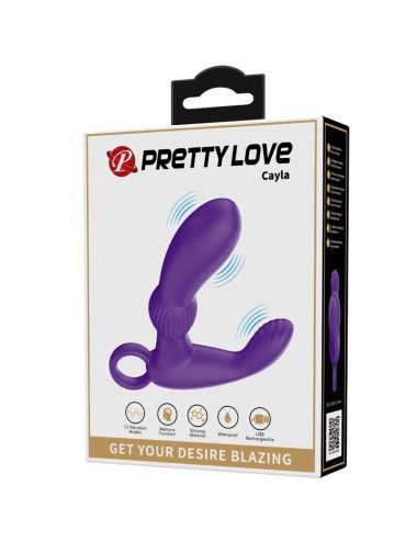 PRETTY LOVE - CAYLA ANAL VIBRATOR MASSAGER LILA