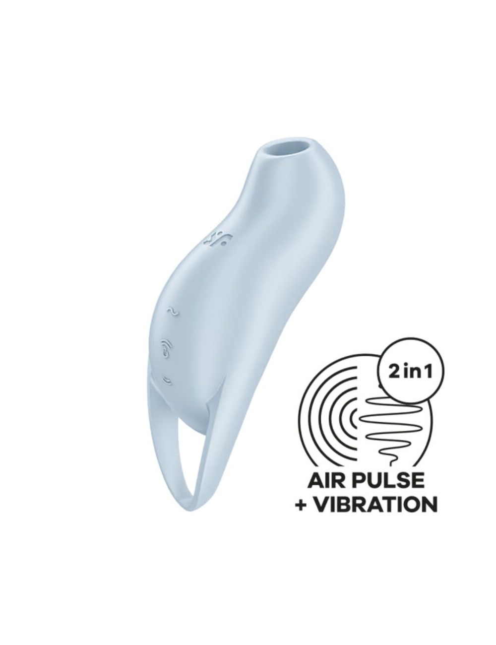 SATISFYER - POCKET PRO 1 CLITORIS STIMULATOR LIGHT BLUE SATISFYER - POCKET PRO 1 CLITORIS STIMULATOR LIGHT BLUE