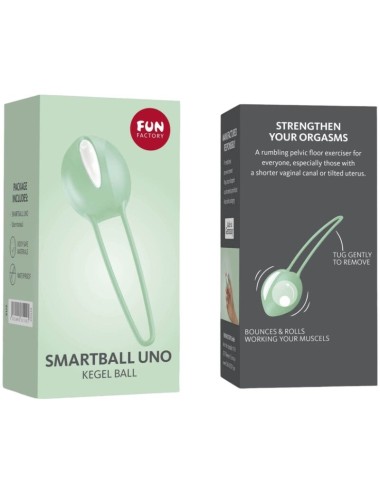 FUN FACTORY - SMARTBALL UNO PELVIC BALL WHITE / GREEN PISTACHIO