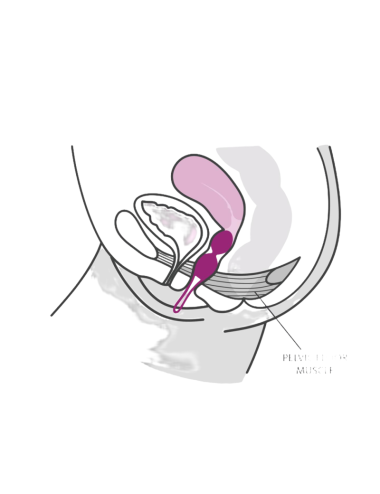 FUN FACTORY - SMARTBALLS DUO PELVIC BALLS WHITE / GREEN PISTACHIO