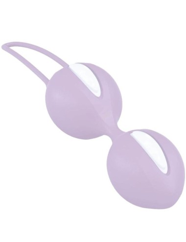 FUN FACTORY - SMARTBALLS DUO PELVIC BALLS WHITE / PASTEL LILAC