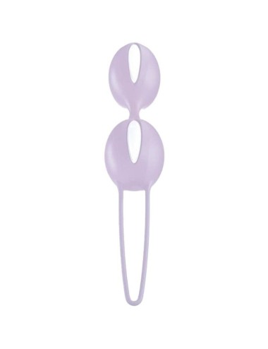 FUN FACTORY - SMARTBALLS DUO PELVIC BALLS WHITE / PASTEL LILAC