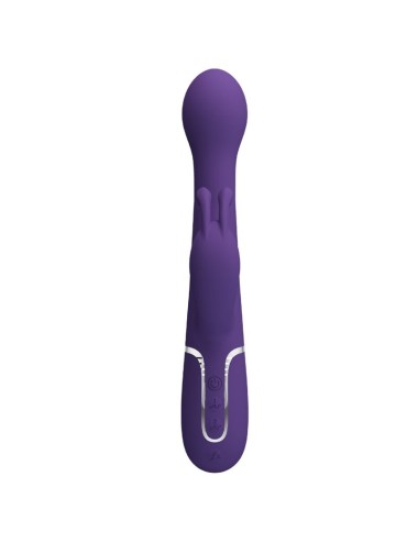 PRETTY LOVE - DEJON RABBIT VIBRATOR 3 IN 1 MULTIFUNCTION PURPLE