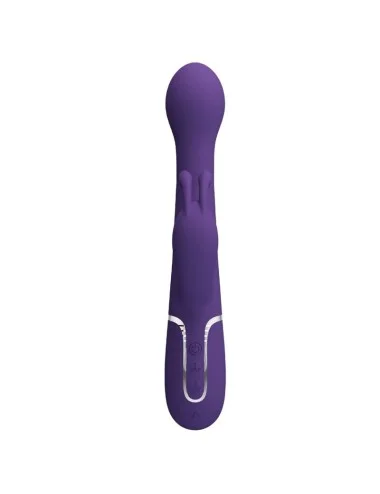 PRETTY LOVE - DEJON RABBIT VIBRATOR 3 IN 1 MULTIFUNCTION PURPLE