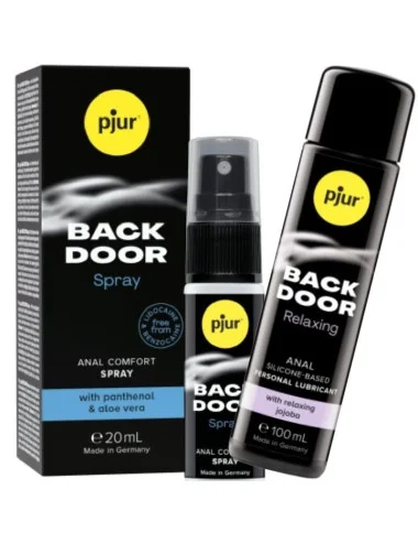 PJUR - BACK DOOR SET OF ANAL LUBRICANT AND SPRAY
