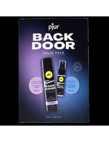 PJUR - BACK DOOR SET OF ANAL LUBRICANT AND SPRAY