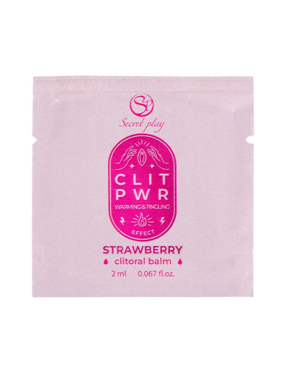 SECRETPLAY - SINGLE DOSE STRAWBERRY LUBRICANT 2 ML SECRETPLAY - SINGLE DOSE STRAWBERRY LUBRICANT 2 ML