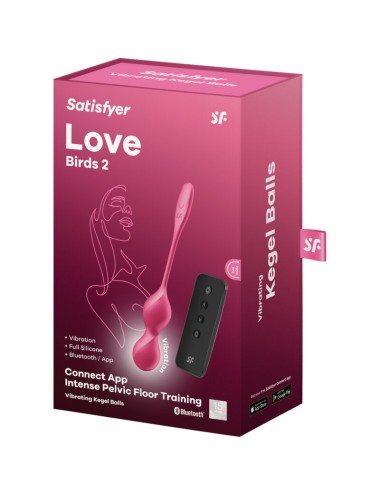 SATISFYER - LOVE BIRDS 2 VIBRATING KEGEL BALLS + FREE APP