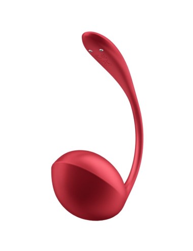 SATISFYER - SHINY PETAL G POINT REMOTE CONTROL STIMULATOR RED FREE APP