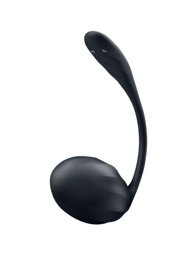 SATISFYER - RIBBED PETAL G POINT STIMULATOR REMOTE CONTROL BLACK FREE APP