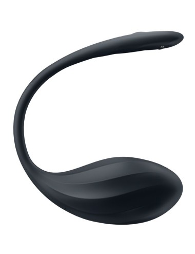 SATISFYER - RIBBED PETAL G POINT STIMULATOR REMOTE CONTROL BLACK FREE APP