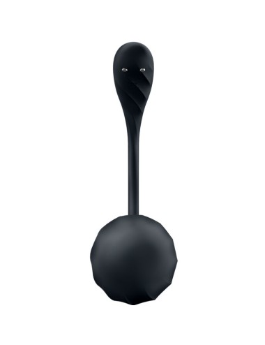 SATISFYER - RIBBED PETAL G POINT STIMULATOR REMOTE CONTROL BLACK FREE APP