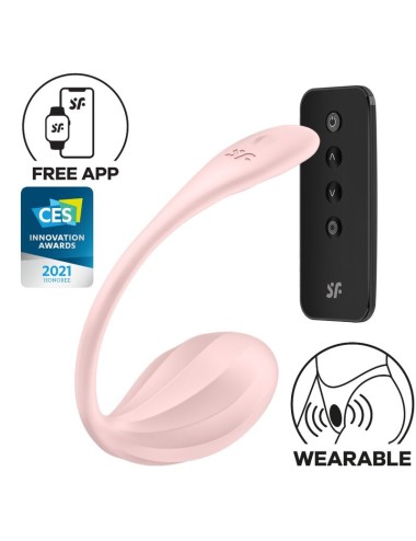 SATISFYER - RIBBED PETAL G POINT REMOTE CONTROL STIMULATOR ROSE FREE APP