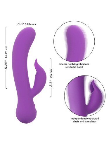 CALEXOTICS - FIRST TIME VIBRATOR PLEASER RECHARGEABLE PURPLE