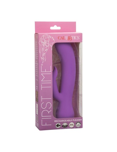 CALEXOTICS - FIRST TIME VIBRATOR PLEASER RECHARGEABLE PURPLE