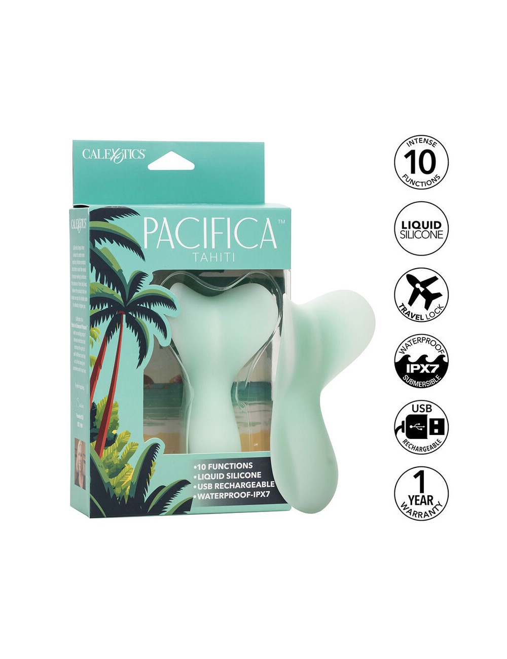 CALEXOTICS - PACIFICA TAHITI TEASER 10 FUNCTIONS AQUA CALEXOTICS - PACIFICA TAHITI TEASER 10 FUNCTIONS AQUA