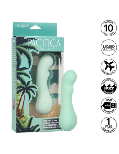 CALEXOTICS - PACIFICA BORA BORA ESTIMULATOR G SPOT 10 VIBRATIONS AQUA