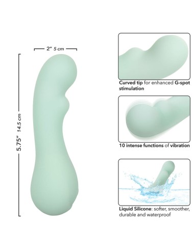 CALEXOTICS - PACIFICA BORA BORA ESTIMULATOR G SPOT 10 VIBRATIONS AQUA