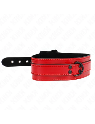 KINK - WINE RED ADJUSTABLE NECKLACE 37.5-49.5 CM X 5 CM