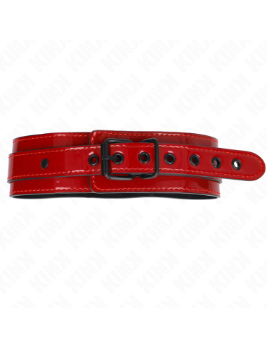 KINK - WINE RED ADJUSTABLE NECKLACE 37.5-49.5 CM X 5 CM