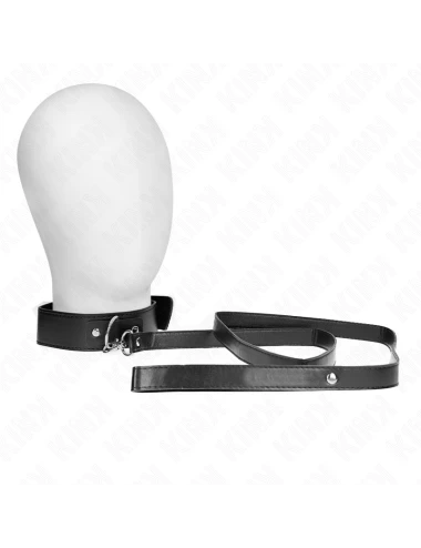 KINK - NECKLACE WITH BELT 116 CM BLACK STRAP ADJUSTABLE 32-50 CM X 8 CM