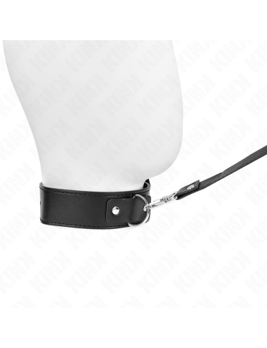 KINK - NECKLACE WITH BELT 116 CM BLACK STRAP ADJUSTABLE 32-50 CM X 8 CM