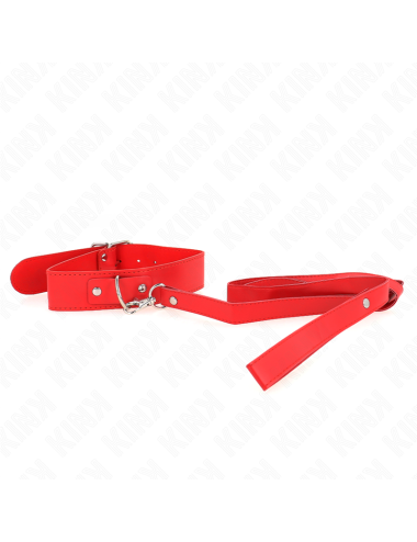 KINK - NECKLACE WITH BELT 116 CM ROJO STRAP ADJUSTABLE 32-50 CM X 8 CM