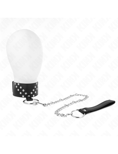 KINK - NECKLACE WITH BELT 65 CM WITH V RIVET ADJUSTABLE 36-43 CM X 5 CM