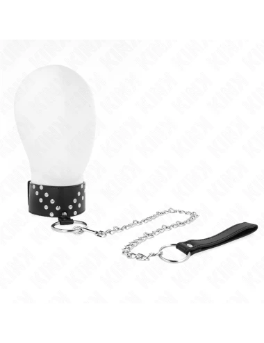 KINK - NECKLACE WITH BELT 65 CM WITH V RIVET ADJUSTABLE 36-43 CM X 5 CM