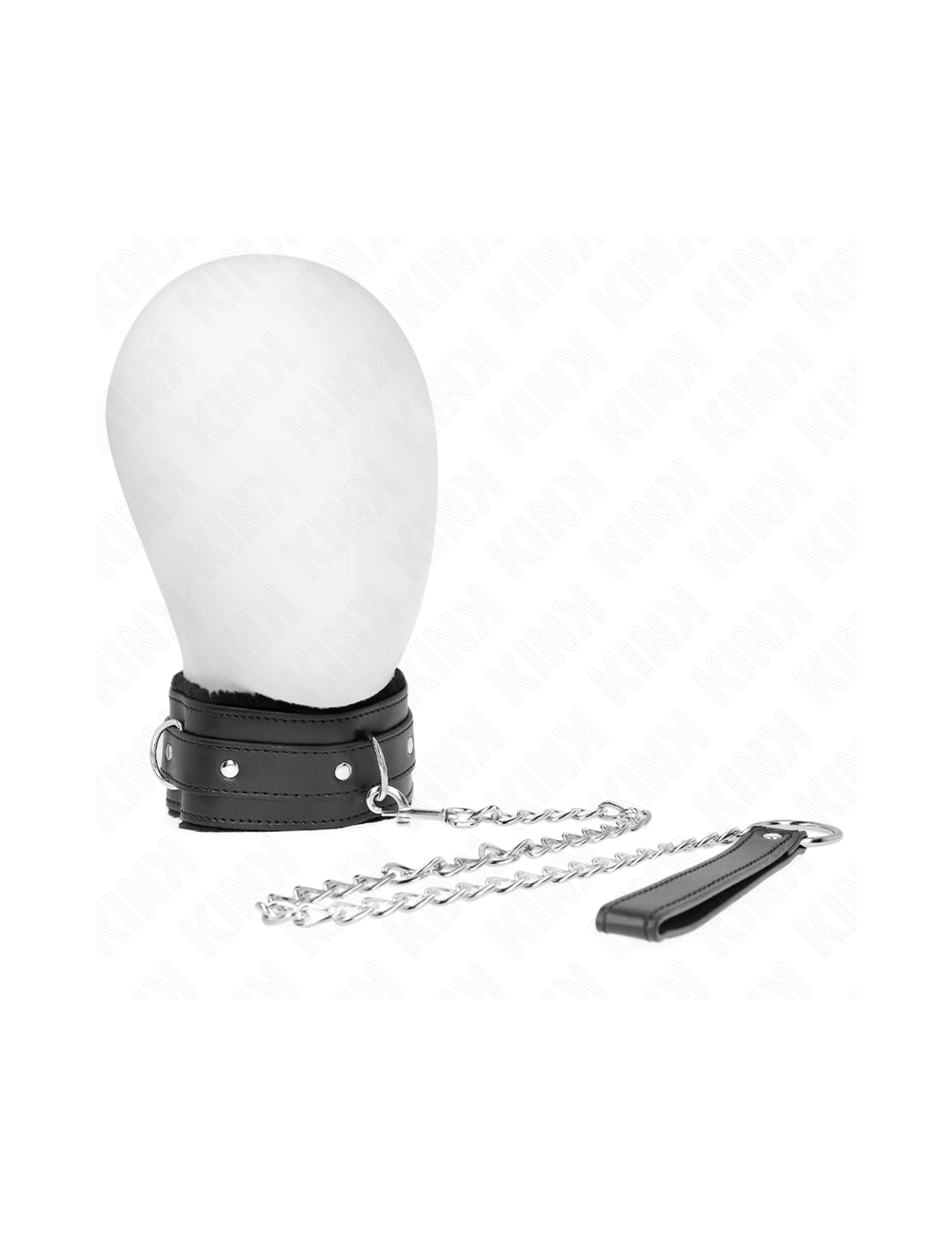 KINK - COLLAR WITH LEASH 65 CM WITH RESTRICTIONS BLACK 36-42 CM X 5.5 CM KINK - COLLAR WITH LEASH 65 CM WITH RESTRICTIONS BLACK 36-42 CM X 5.5 CM