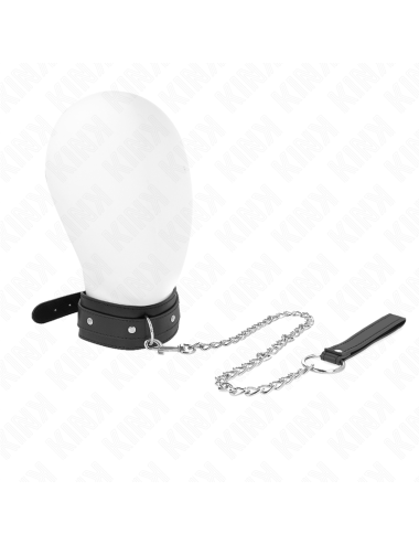 KINK - NECKLACE WITH LEASH 65 CM 1 RING ADJUSTABLE 38-49 CM X 5 CM