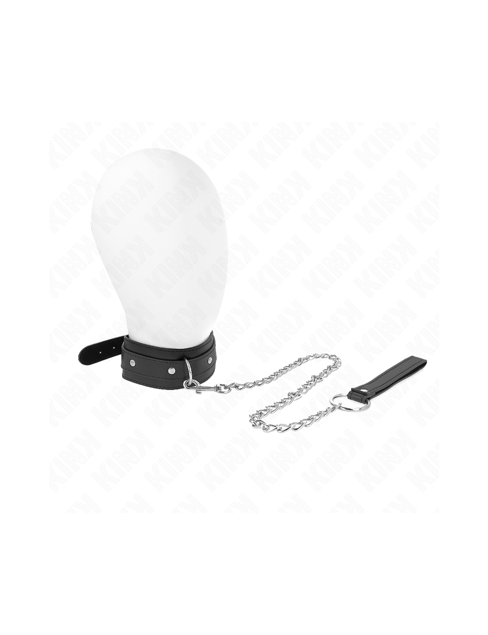 KINK - NECKLACE WITH LEASH 65 CM 1 RING ADJUSTABLE 38-49 CM X 5 CM