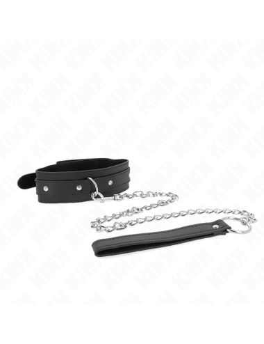KINK - NECKLACE WITH LEASH 65 CM 1 RING ADJUSTABLE 38-49 CM X 5 CM